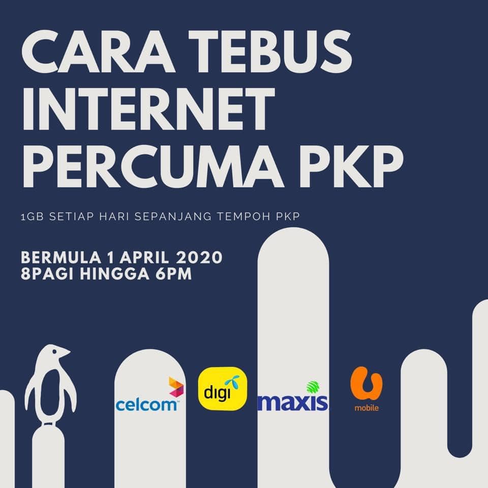 Cara Tebus Internet Percuma Selama Tempoh Pkp Jelajah Maya